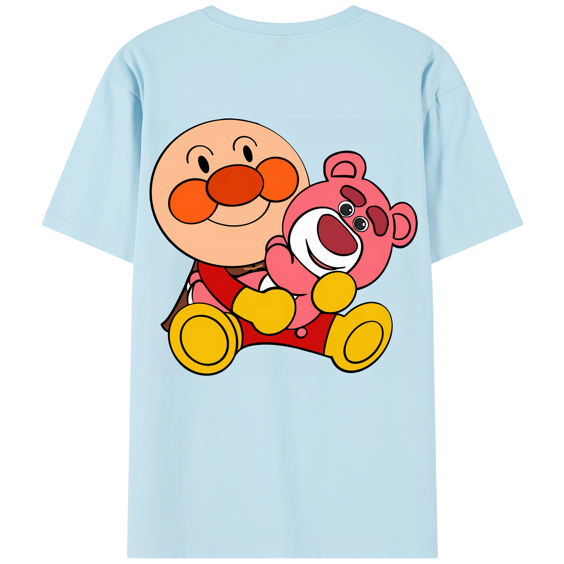 （画像用） アンパンマン Anpanman 綿100％半袖Tシャツ（背面プリント）
